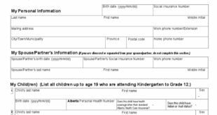 Application For Child Benefit